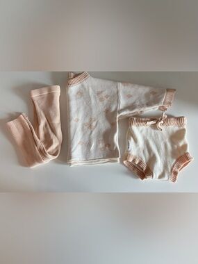 Ziggy Lou Peach Knit Set